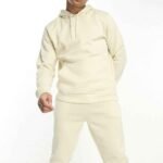 Comfortable men's fleece tracksuit, ideal for custom designs and personalization.