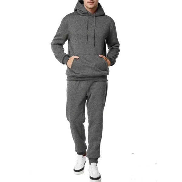 1_1_11zon Men’s adjustable Terry fleece tracksuit, offering ultimate softness and custom comfort.