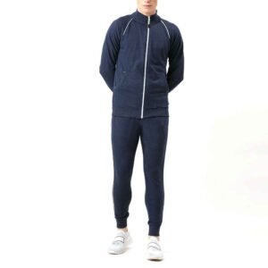 Personalized French Terry tracksuit for men, combining comfort and style for casual days.
