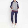 Stylish women’s fleece tracksuit with a zip-up jacket and matching pants, designed for everyday comfort.