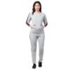 Comfortable women’s tracksuit made from lightweight cotton fleece, ideal for casual outings.