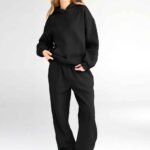 Custom women’s fleece tracksuit, providing warmth, durability, and a personalized look.