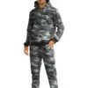 Customizable men's fleece tracksuit, ideal for bulk orders and personalization.