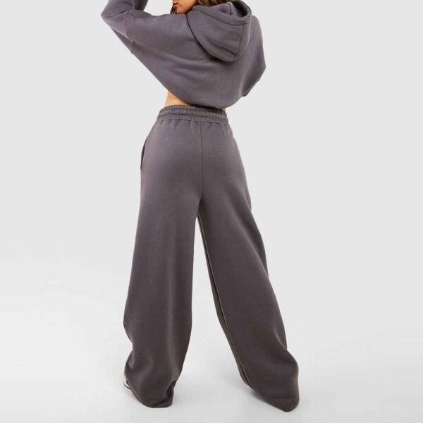 Women’s custom Terry fleece tracksuit designed for a perfect fit with softness and breathability.