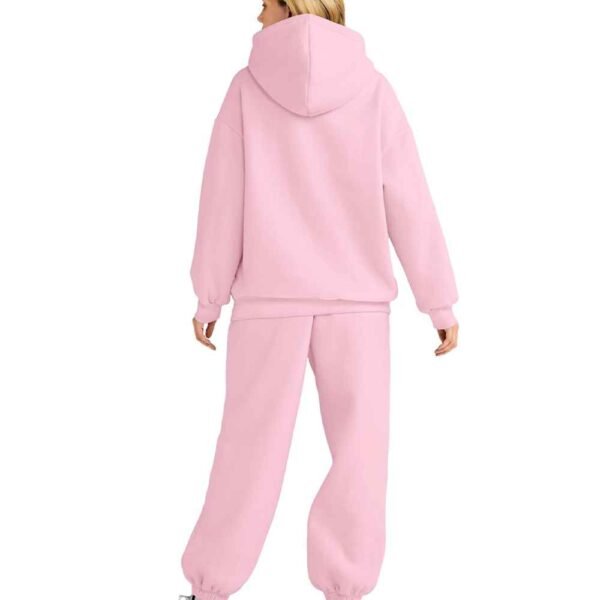 Soft and breathable women’s cotton fleece tracksuit, customizable for your unique style.