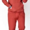 Men's cotton fleece tracksuit, perfect for custom branding and personalized logos.