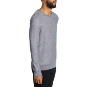 Sleek Men’s fleece sweatshirt made of a cozy and durable polyester/cotton mix, ideal for custom logos.