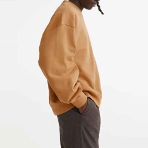 Organic Cotton Fleece Sweatshirt for Men – Soft, breathable, and eco-friendly.
