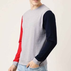 Stylish Men’s Cotton Fleece Sweatshirt perfect for custom designs.