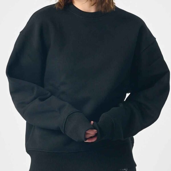 Customizable Women's Fleece Sweatshirt, perfect for businesses looking for quality and style.