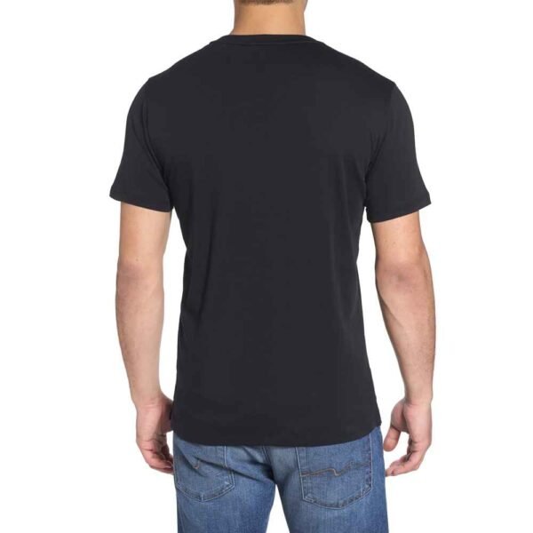 Men’s custom cotton blend T-shirt showcasing a modern, versatile design perfect for casual wear.