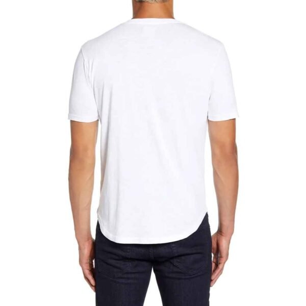 Premium Men’s casual T-shirt made from cotton blend fabric, perfect for personalization and daily wear