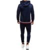 Customizable Men Cotton Fleece Tracksuits – Ideal for Wholesale Deals - Image 2
