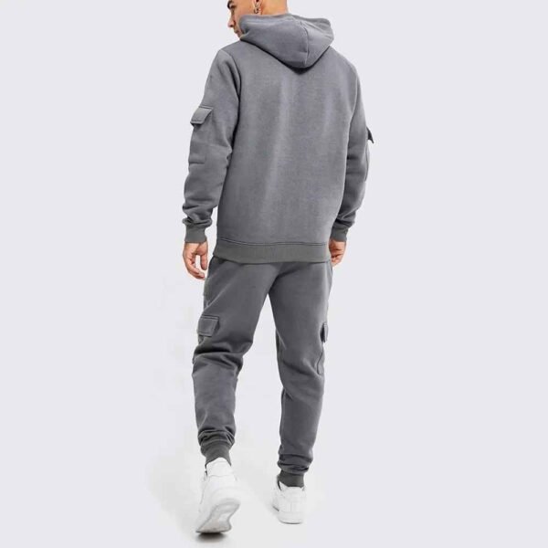Soft and breathable men’s tracksuit made from premium cotton fleece material.