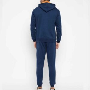 Men’s cotton fleece tracksuit in a relaxed fit, offering comfort and style.