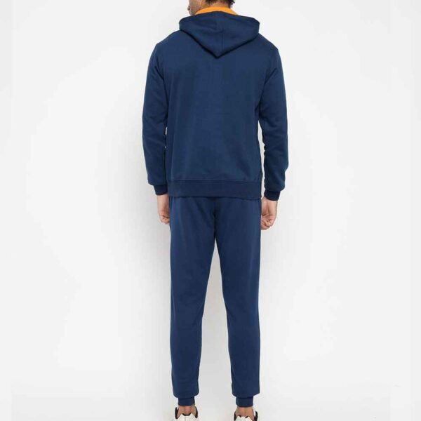 Men’s cotton fleece tracksuit in a relaxed fit, offering comfort and style.