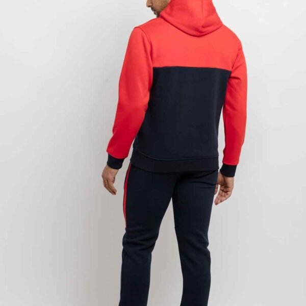 Stylish men’s tracksuit made from soft, breathable cotton fleece fabric.