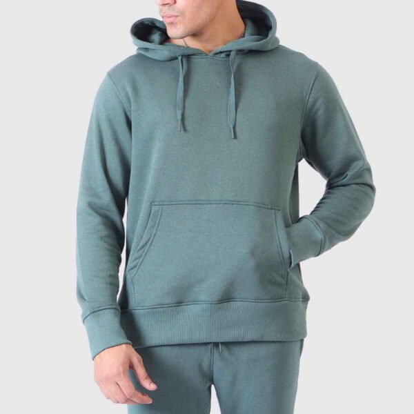 Men’s tracksuit in premium cotton fleece, designed for comfort and casual style.