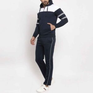 Soft and plush Terry fleece tracksuit for men, ideal for comfort and style.