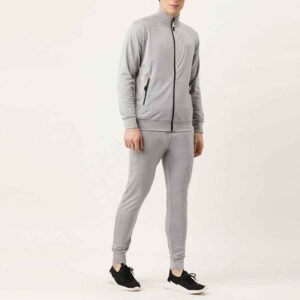 Men's tailored French Terry tracksuit, combining comfort and style for everyday wear.