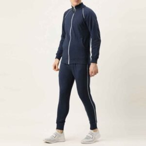 Soft and cozy French Terry tracksuit for men, perfect for casual, comfortable looks.