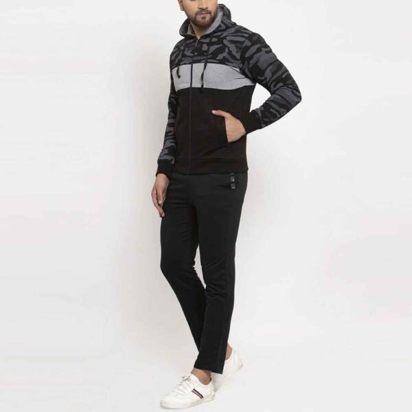 Customizable French Terry tracksuit for men, offering a blend of style and comfort.