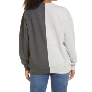 Soft and sustainable women’s sweatshirt made from 100% organic cotton fleece