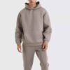 Men Fleece Tracksuit Top & Bottom – Customizable for Wholesale Bulk - Image 2