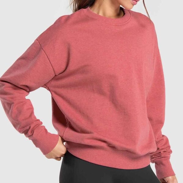 Premium Custom Women's Fleece Sweatshirt, ideal for adding logos and unique designs.