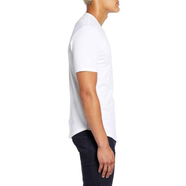 Soft Men’s cotton blend T-shirt in a classic fit, offering comfort and flexibility for branding purposes.
