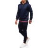 Comfortable men’s cotton fleece tracksuit designed for all-day wear and flexibility.