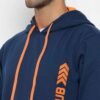 Men’s tracksuit showcasing a sleek design in soft cotton fleece, perfect for casual comfort.