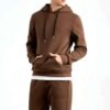Cotton fleece tracksuit for men, offering an easygoing fit and stylish look.