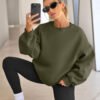 B2B Wholesale Terry Fleece Sweatshirts – Customizable Women’s Apparel with Premium Comfort. - Image 4