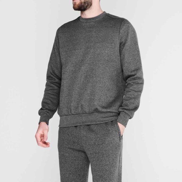 Casual Men’s Organic Fleece Sweatshirt – Made with organic cotton for a breathable, sustainable fit.