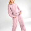 Women Customizable Cotton/Polyester Fleece Tracksuits – Soft Comfort and Stylish Casual Fit - Image 4