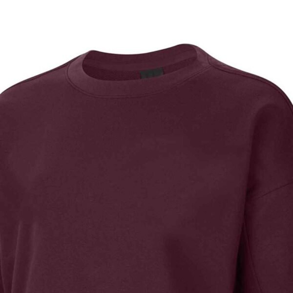 Women's French Terry Sweatshirt featuring customizable design options for businesses.