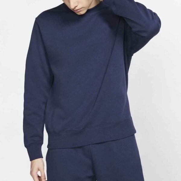 Men’s customizable terry fleece sweatshirt, perfect for bulk orders.