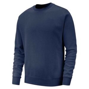 High-quality men's terry fleece sweatshirt with customizable design options.