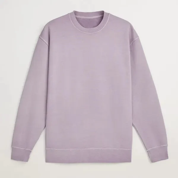 Side view of French Terry Sweatshirt, showcasing lightweight and breathable fabric.