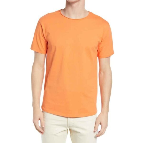 Custom-designed jersey tees for men, crafted from a durable cotton polyester mix for everyday wear.