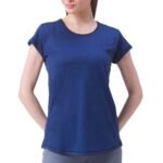 High-quality 100% cotton women’s t-shirt with a classic crew neck.