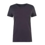 Premium women’s T-shirt made from cotton-spandex blend with smooth finish