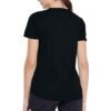 100% cotton women’s t-shirt with a crew neck, offering a comfortable fit.