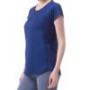 Breathable 100% cotton women’s t-shirt featuring a crew neck, perfect for both casual wear and custom designs.