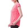Soft cotton-polyester women’s t-shirt, ideal for customization with logos and designs.