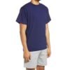 Customized men’s cotton/polyester casual jersey tees available for bulk purchase.