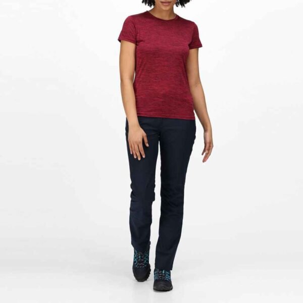 Customizable 100% cotton women’s t-shirt with a crew neck, perfect for casual wear.