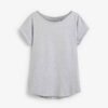 Tailored Cotton Tee for Women - Jersey Fabric, Crew Neck Half Sleeve Style - Image 6