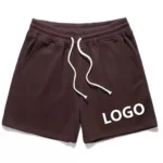 Custom french terry sweat shorts for men 100% cotton for everyday wear for comfort clothing